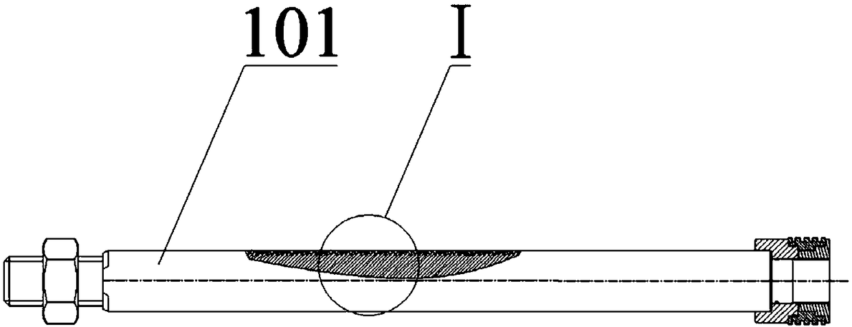 Metal bar displacement speed sensor and manufacturing method of metal bar