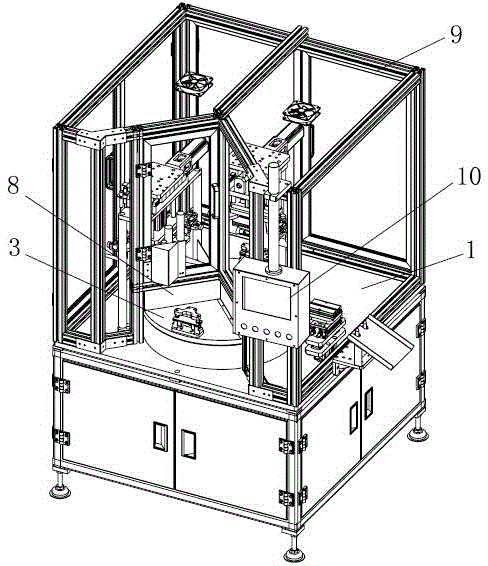 Four-station connecting plate welder