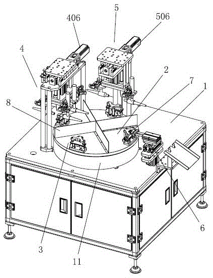 Four-station connecting plate welder