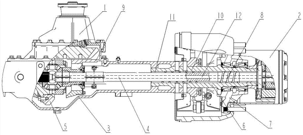 A vehicle half shaft