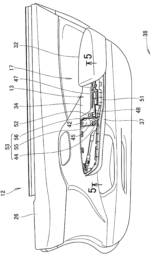 Vehicle interior parts