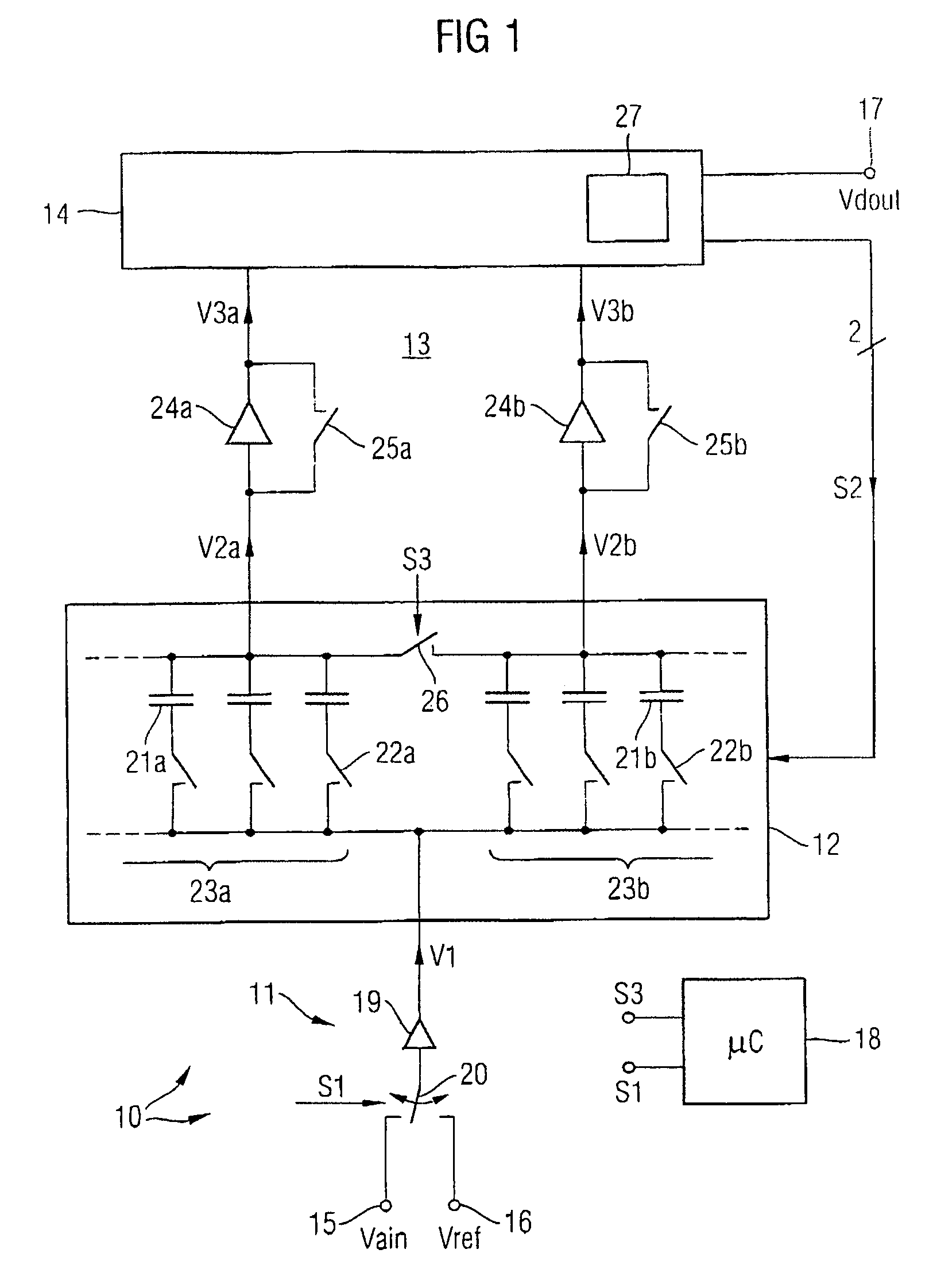 Successive approximation analog/digital converter