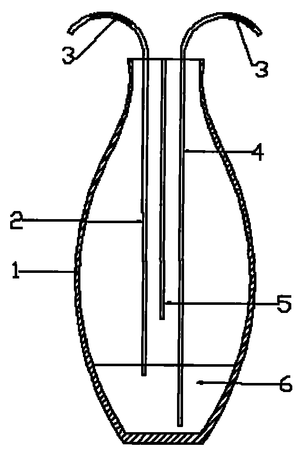 Method for cultivating live glossy ganoderma vase landscape