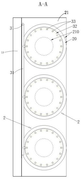 Stone polishing device with centrifugal dust removal function