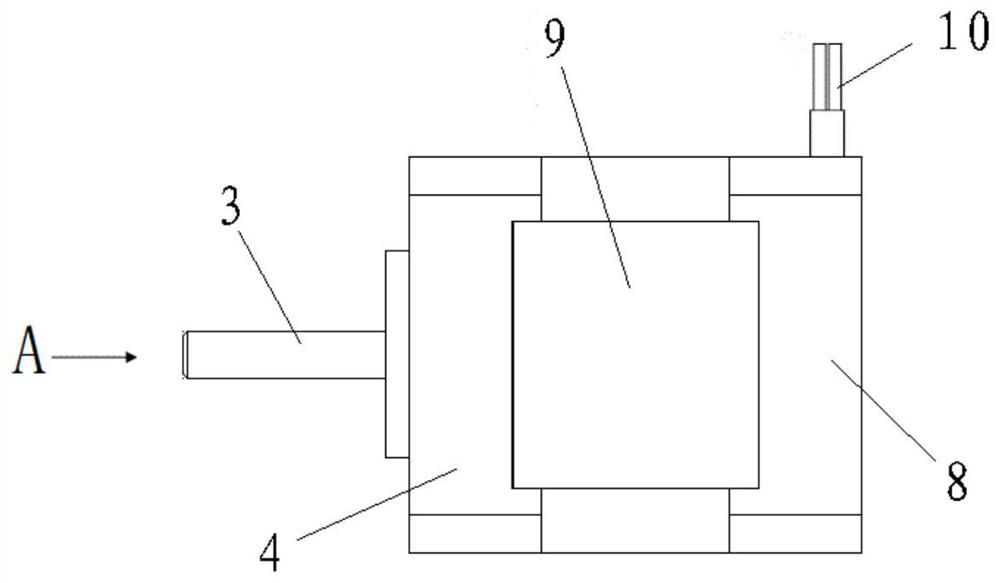 High-temperature-resistant and radiation-resistant stepping motor