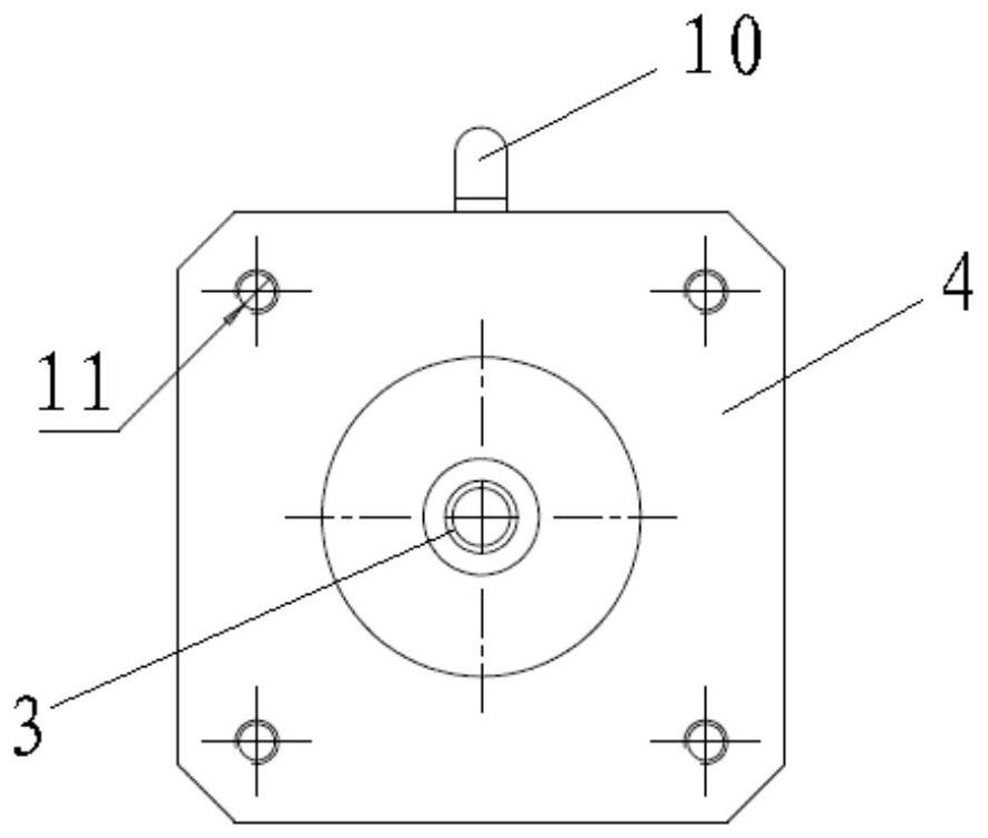 High-temperature-resistant and radiation-resistant stepping motor