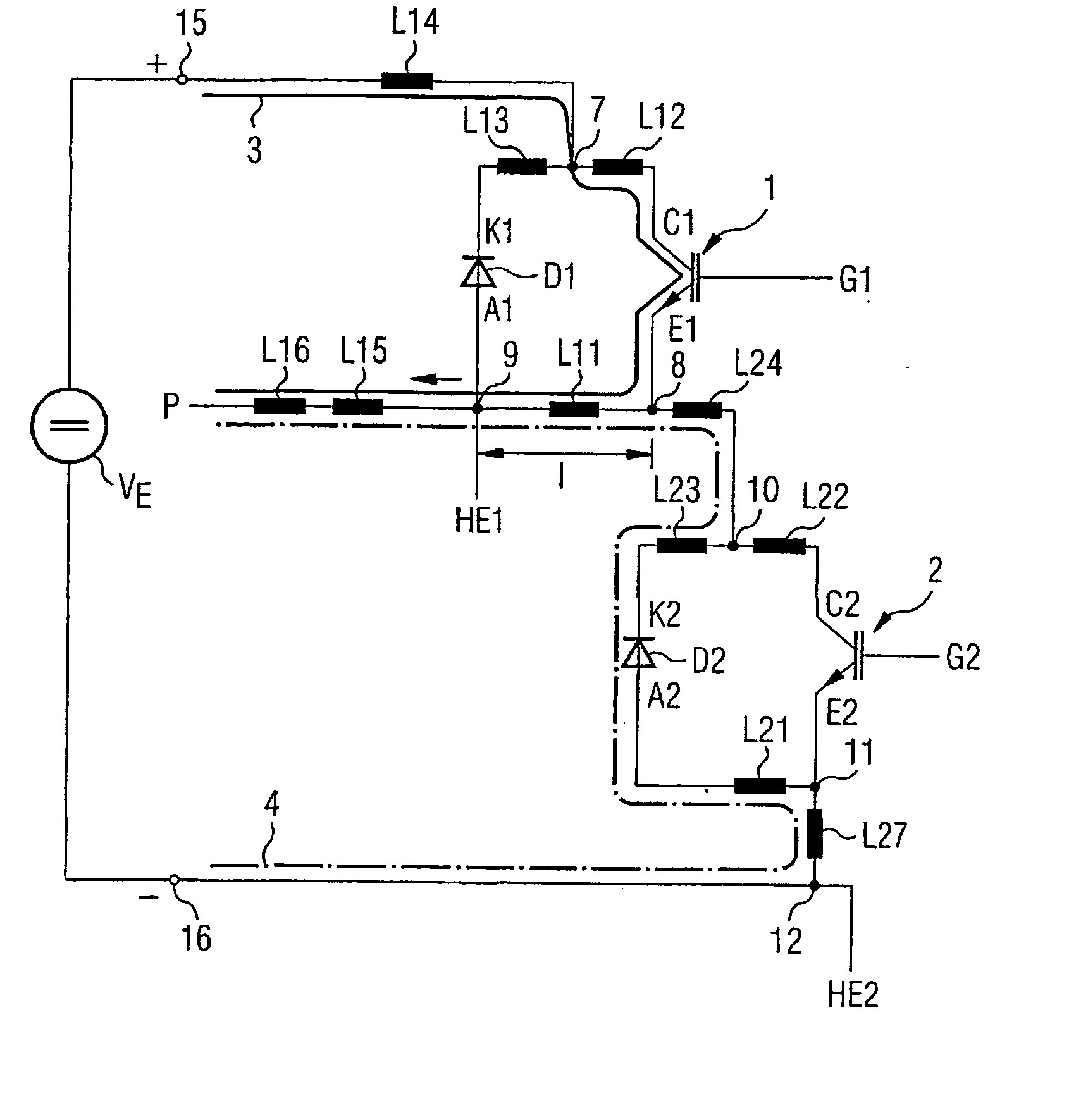 Half-bridge circuit