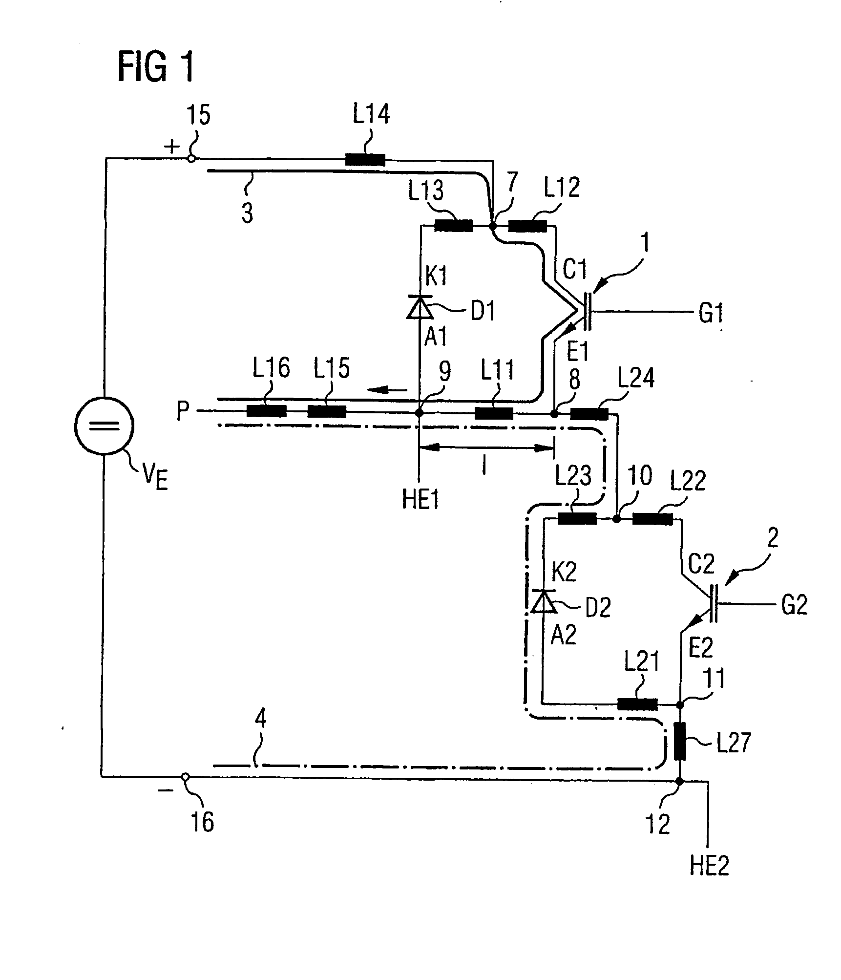 Half-bridge circuit