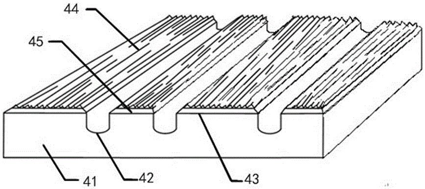 A bathroom floor drainage anti-slip structure with a bathtub