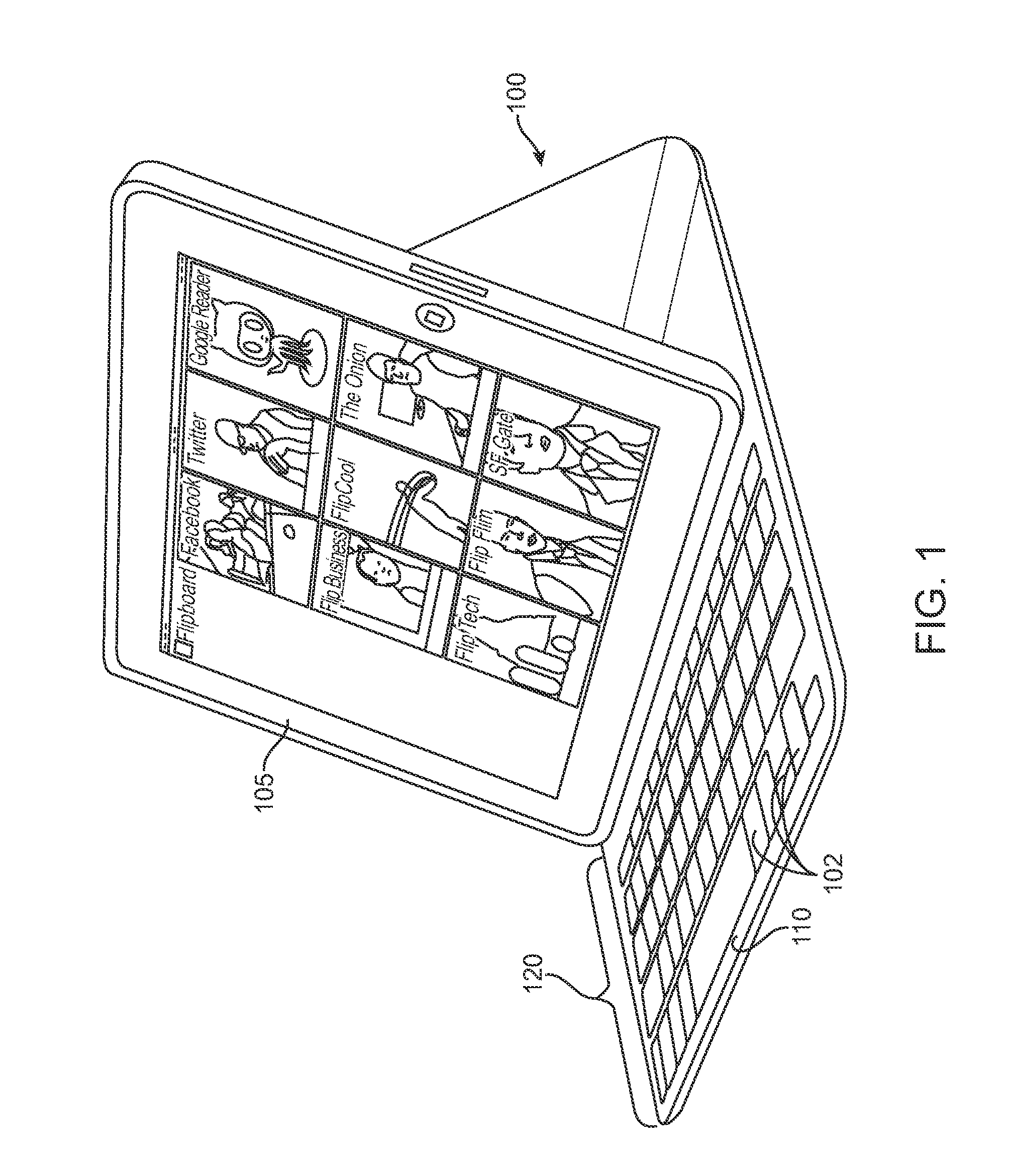 Flexible keyboard assembly