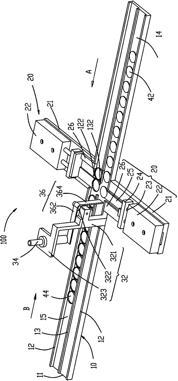 Assembling unit of button-type battery