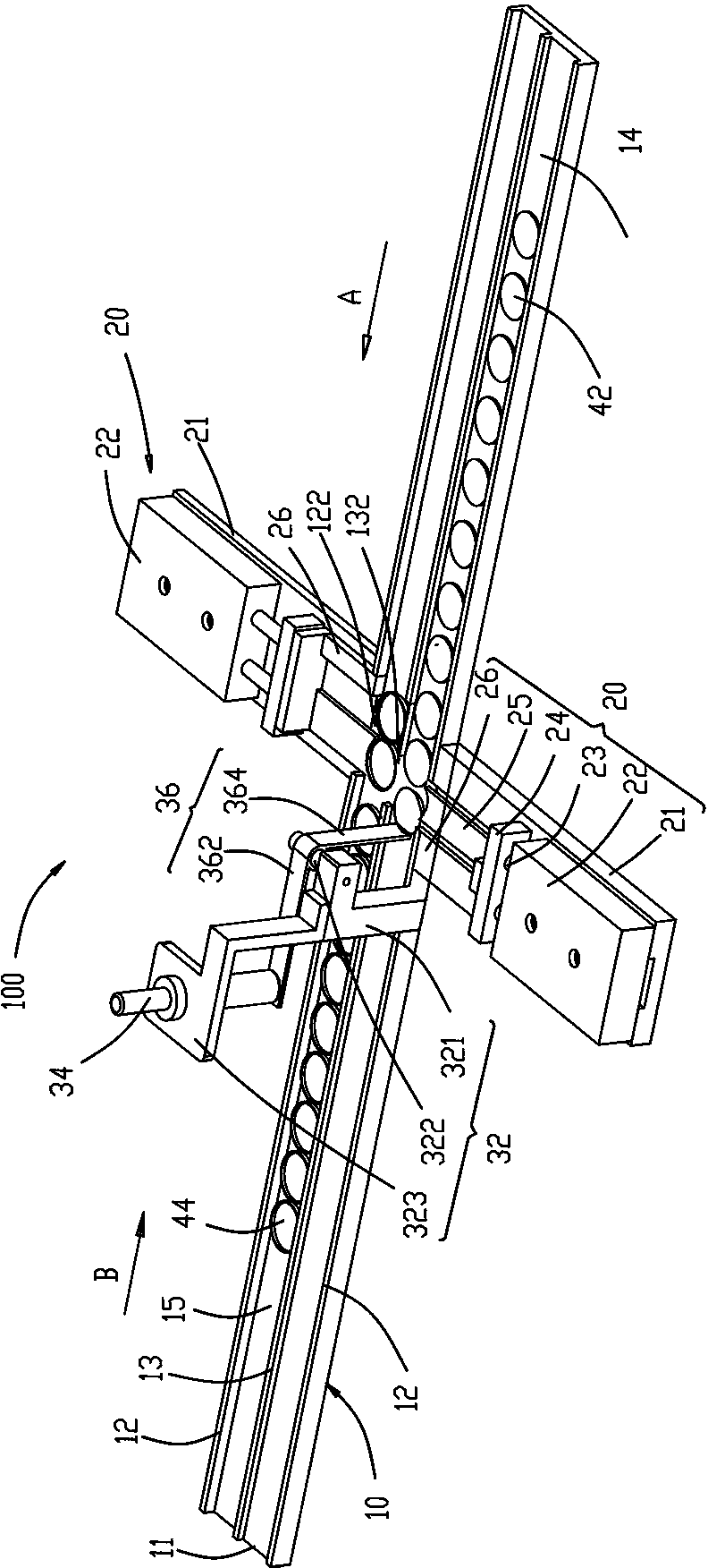 Assembling unit of button-type battery