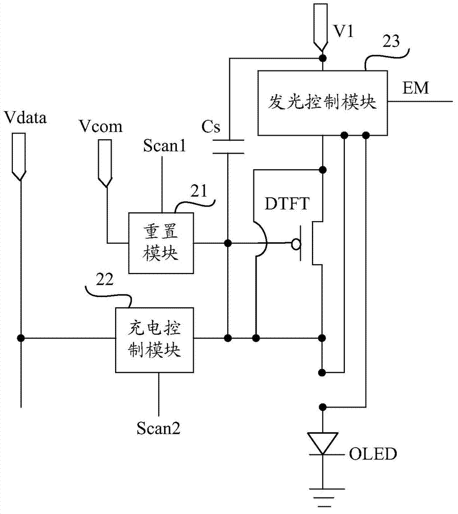 Driving method and driving circuit of touch control module set, touch control module set, panel and device