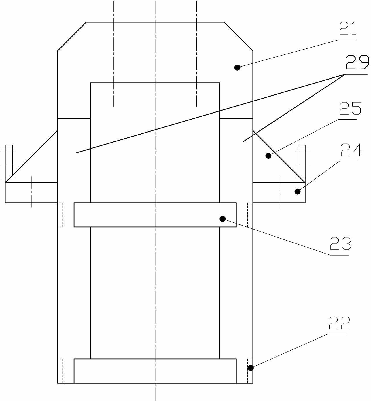 Hydraulic dynamic and static cooperation pile pressing machine