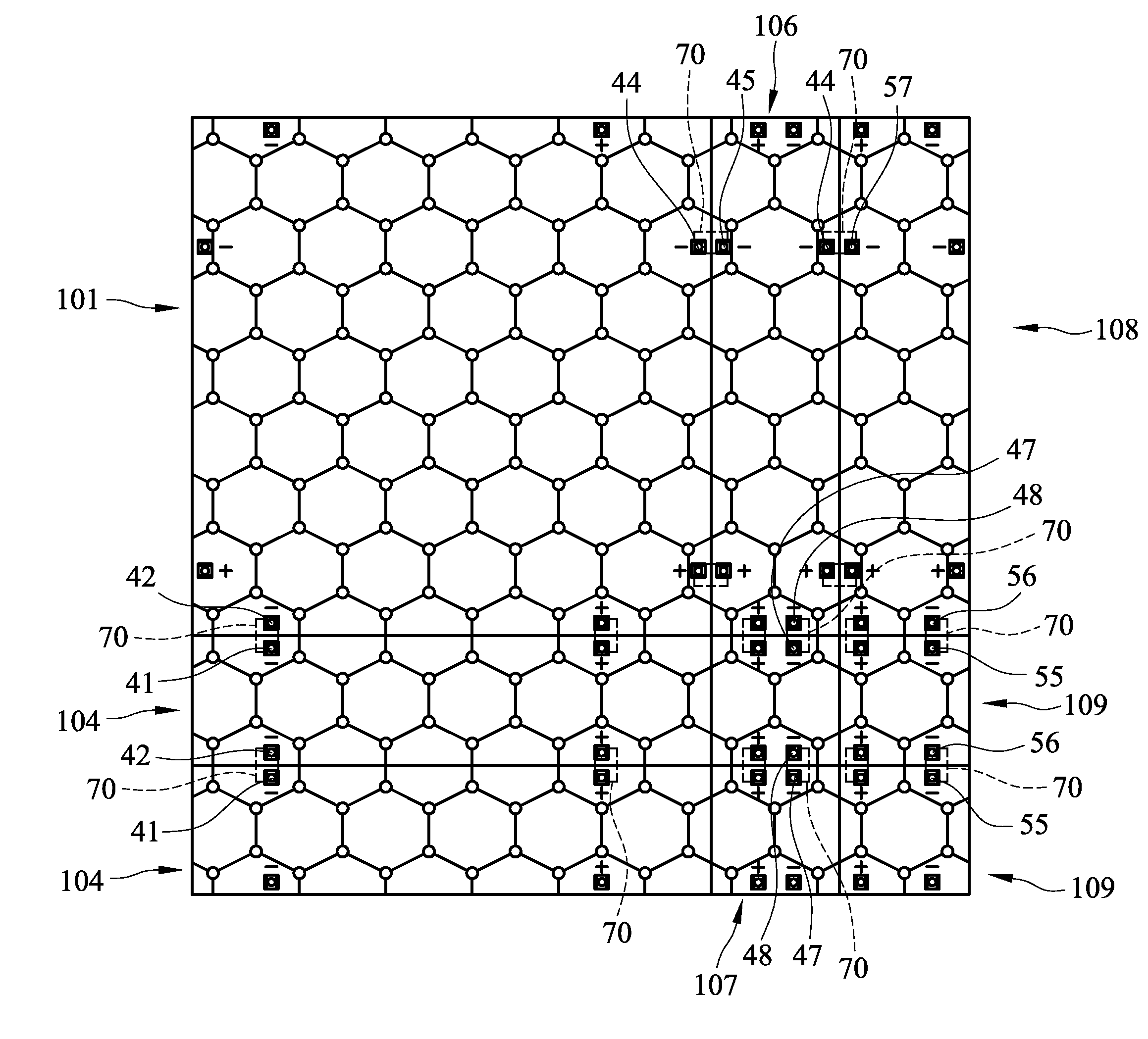 Modular structure of LED light source