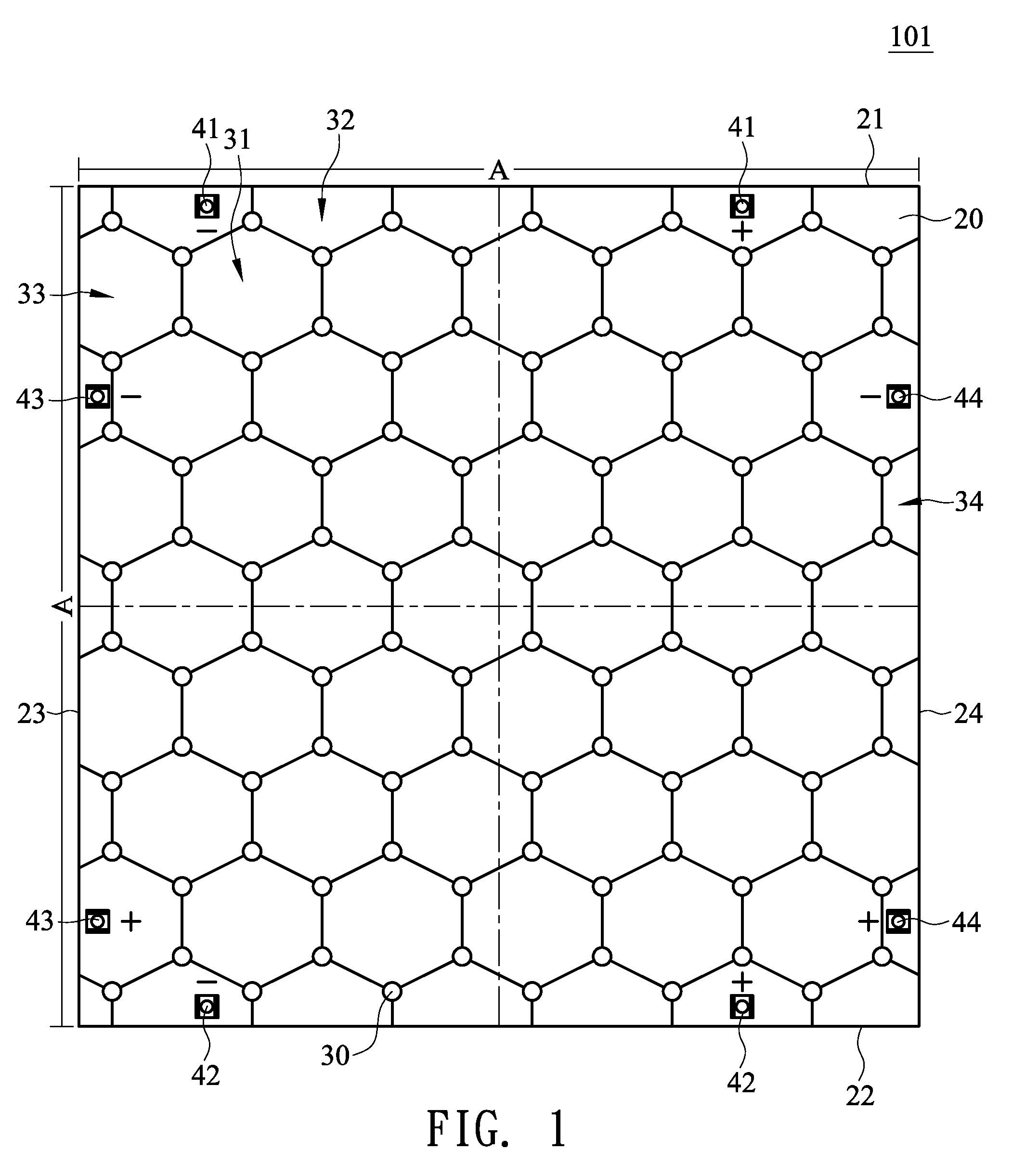 Modular structure of LED light source