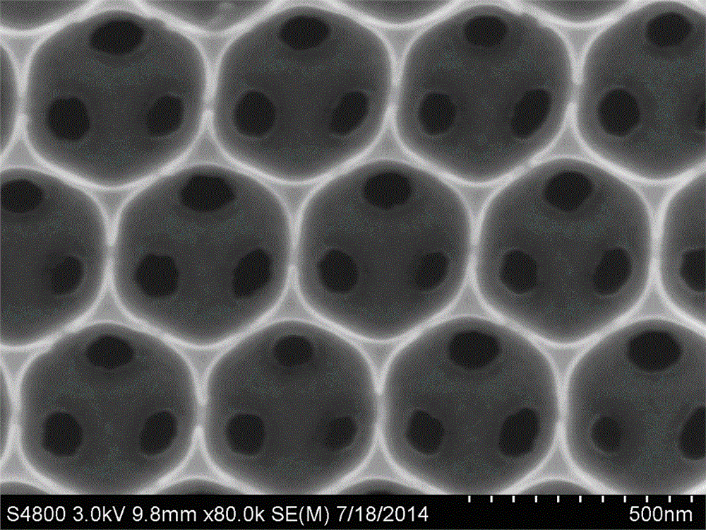 A three-dimensional ordered macroporous fe  <sub>2</sub> o  <sub>3</sub> Preparation method and application of carbon airgel electrode