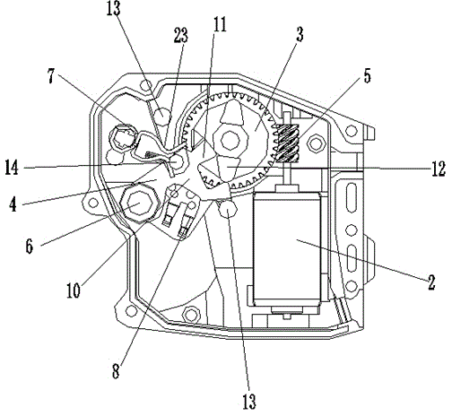 Vehicle electric door lock controller