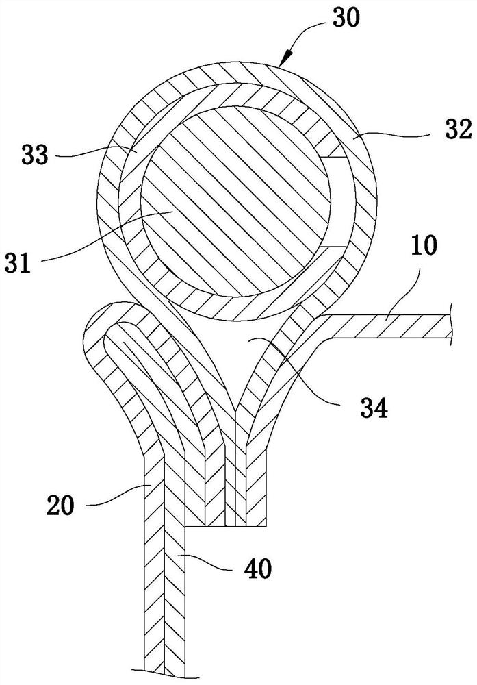 A kind of sewing method of bed sheet