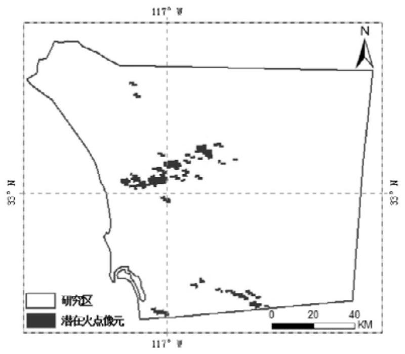 Brightness temperature prediction method and system for MODIS forest fire detection