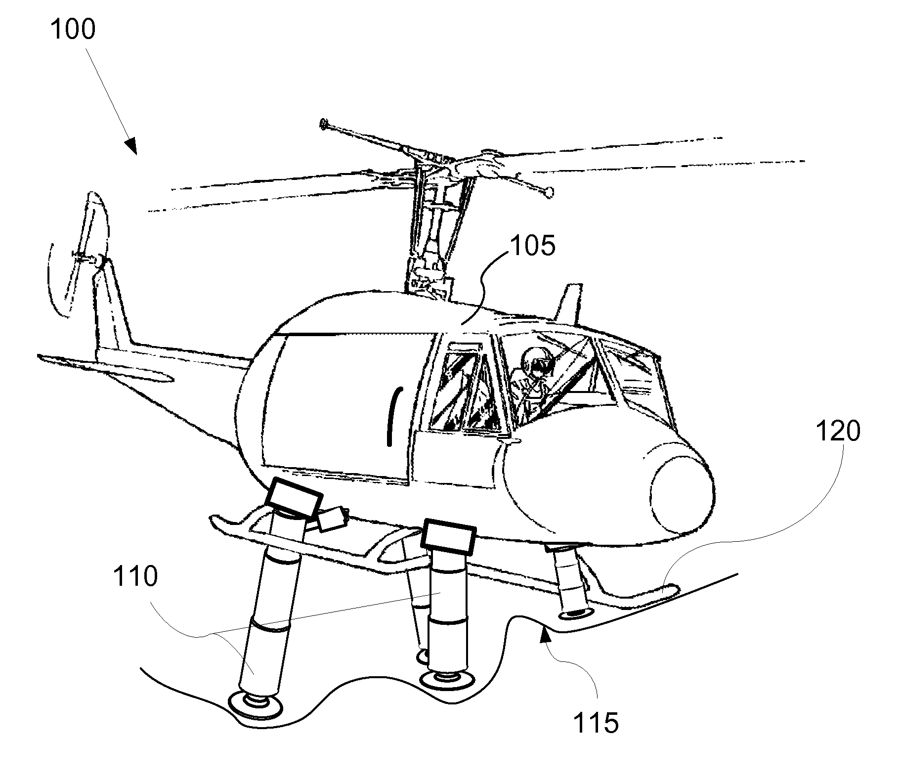 Telescoping landing leg system