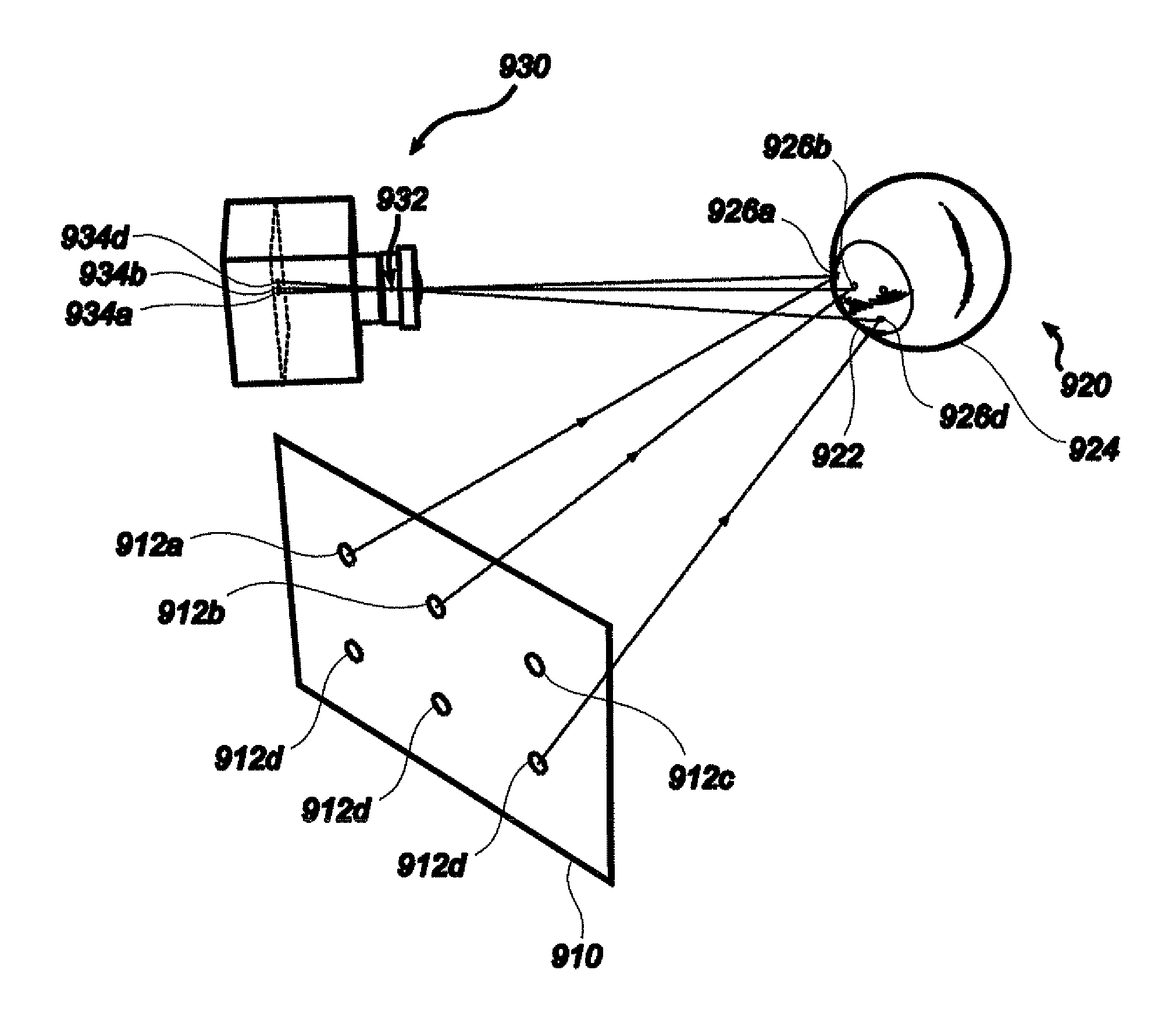 Adaptive camera and illuminator eyetracker