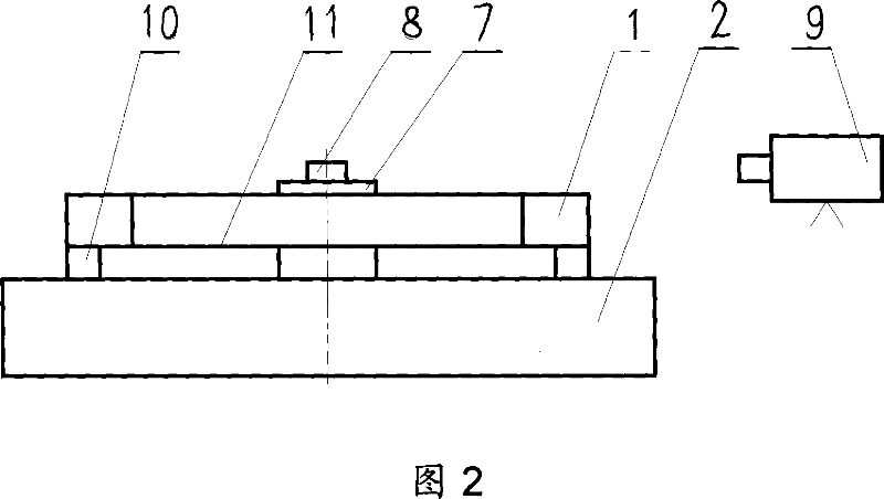 Finish machining method of the frame of the rotating table