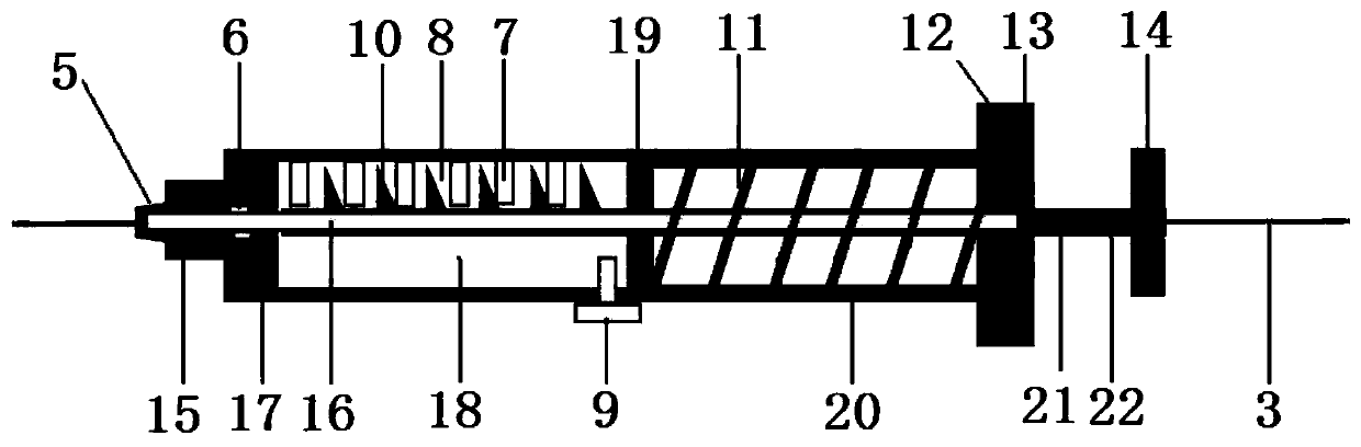 Safe pericardiopuncture device and use method thereof