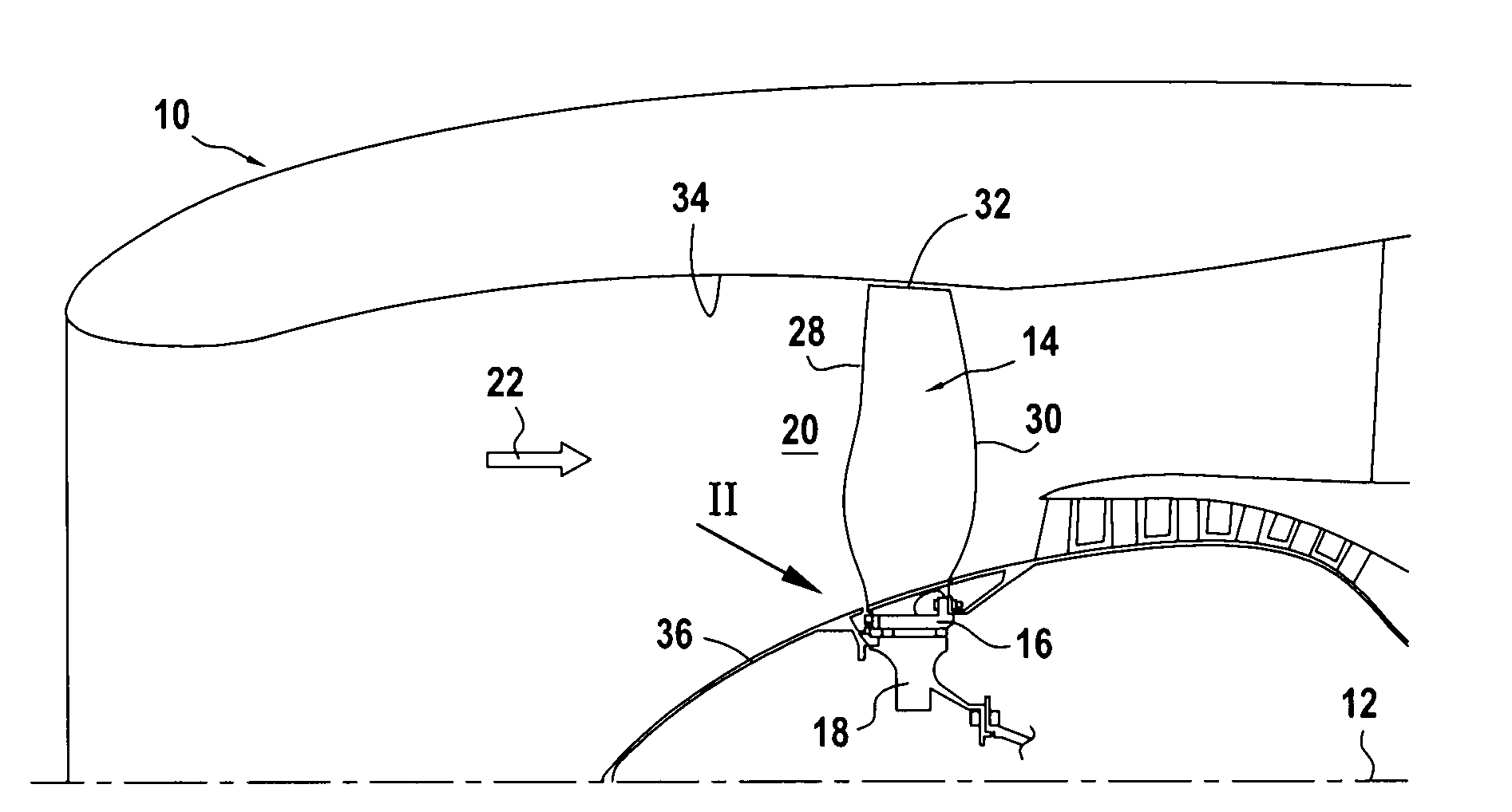 Turbojet compressor