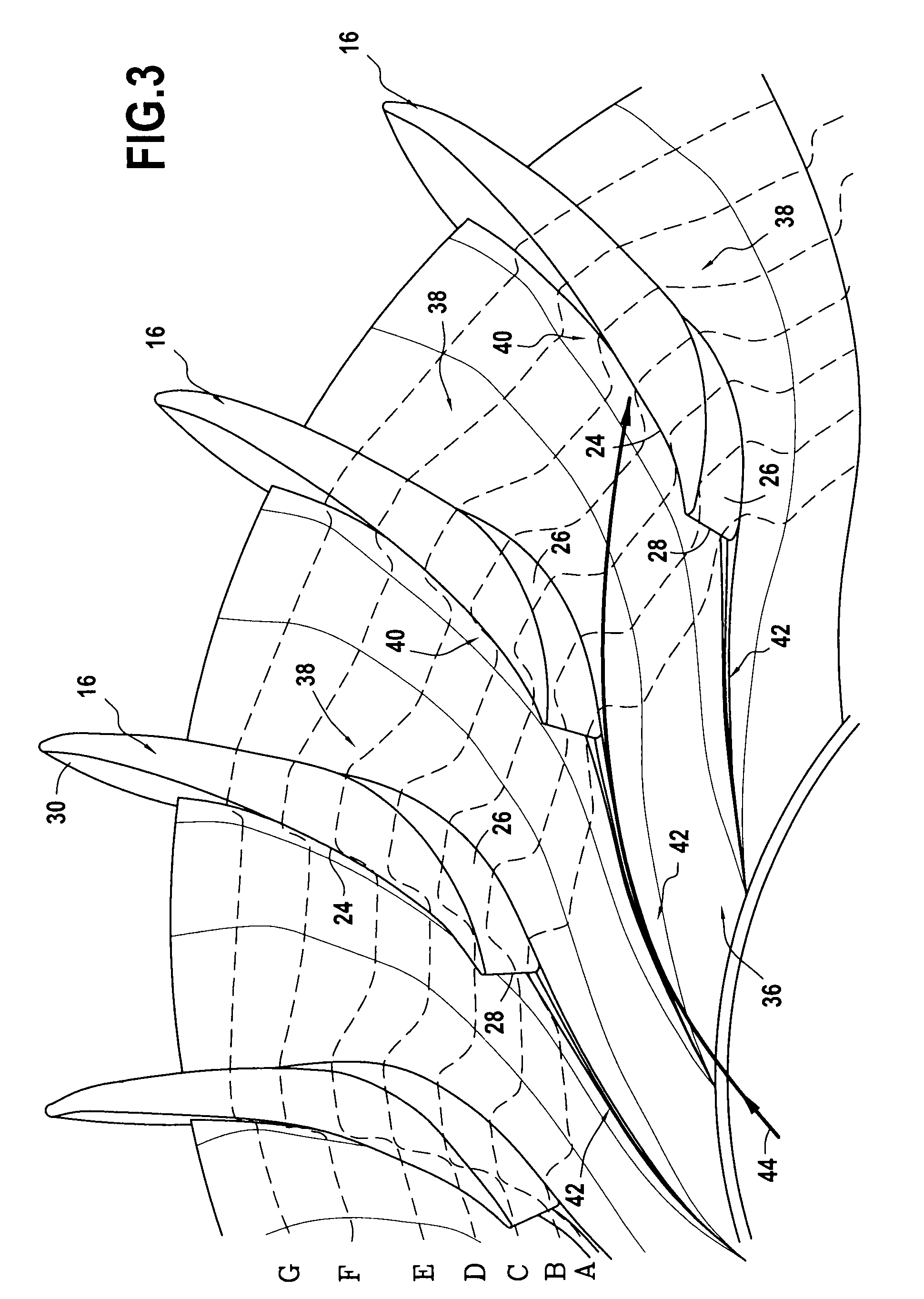 Turbojet compressor