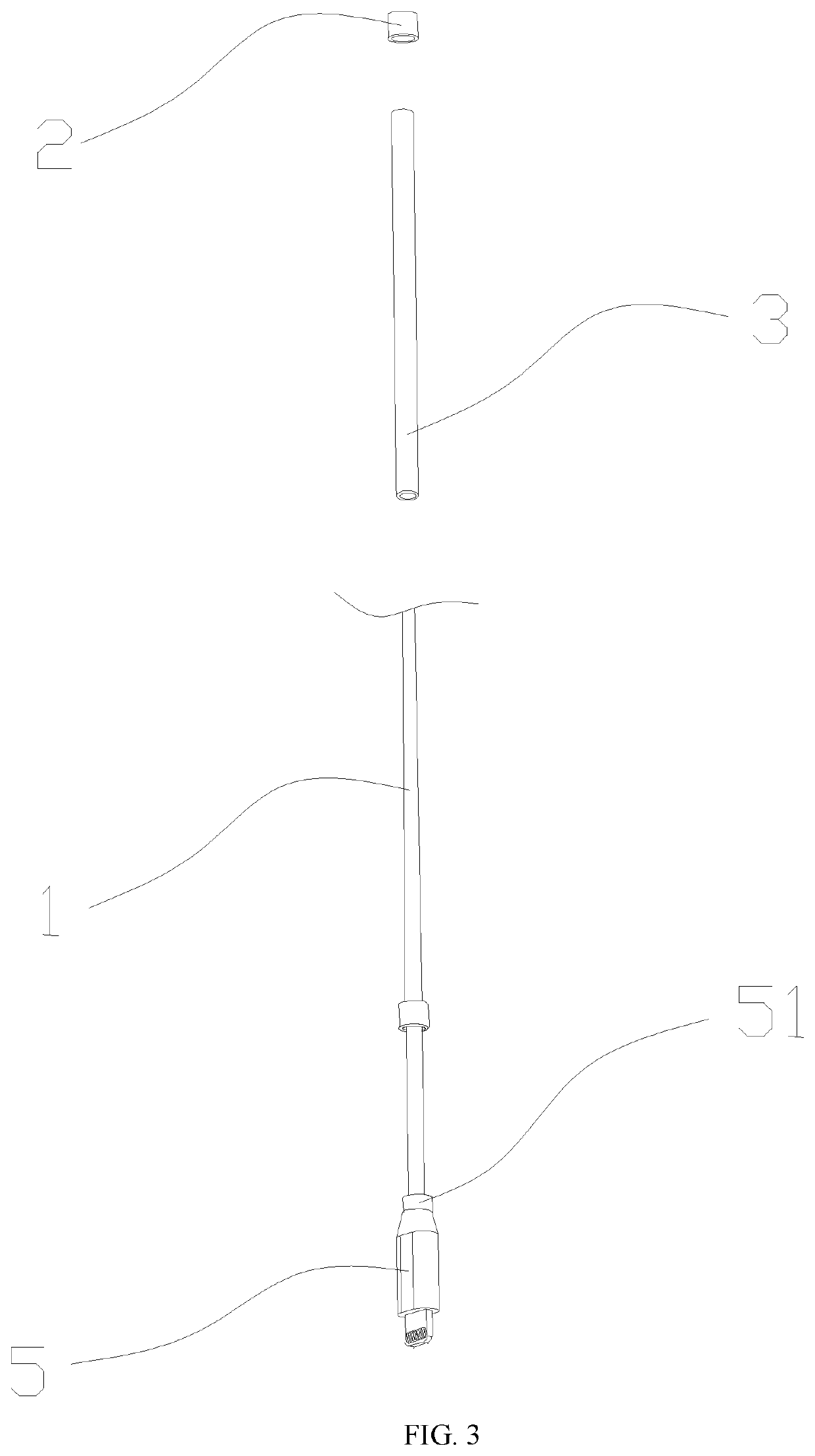 Data line convenient for storage