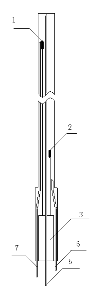 Mounting, burying and grouting method for multi-point displacement meter