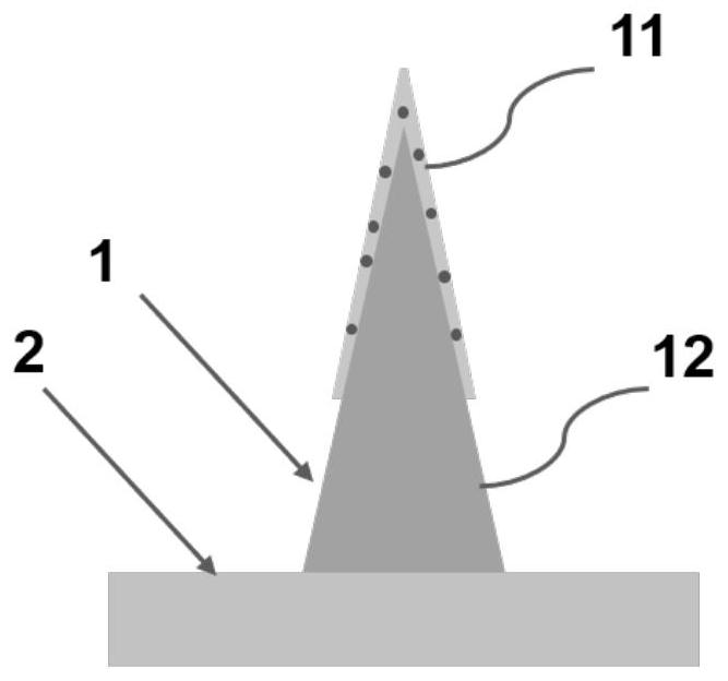 Microneedle patch loaded with copper ion doped polydopamine as well as preparation method and application of microneedle patch