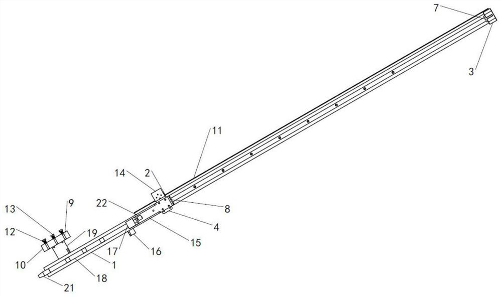 Laboratory simulation forward jet experiment mechanism based on motor acceleration