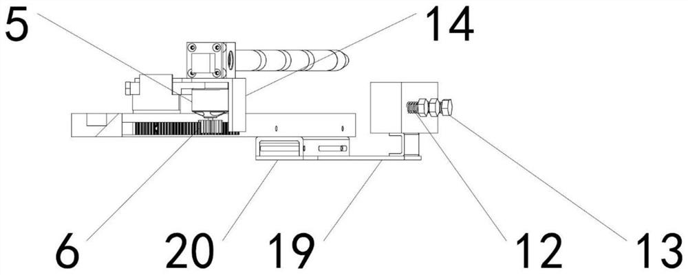 Laboratory simulation forward jet experiment mechanism based on motor acceleration