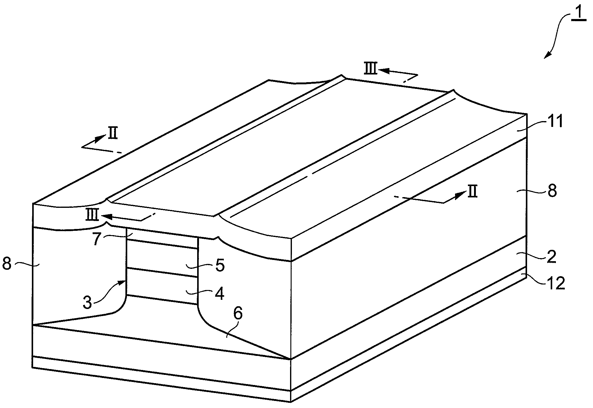 Quantum cascade laser element