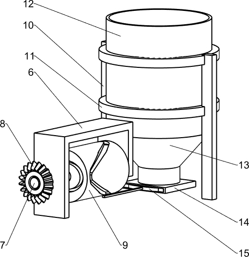 Cement dustproof screening equipment for building construction