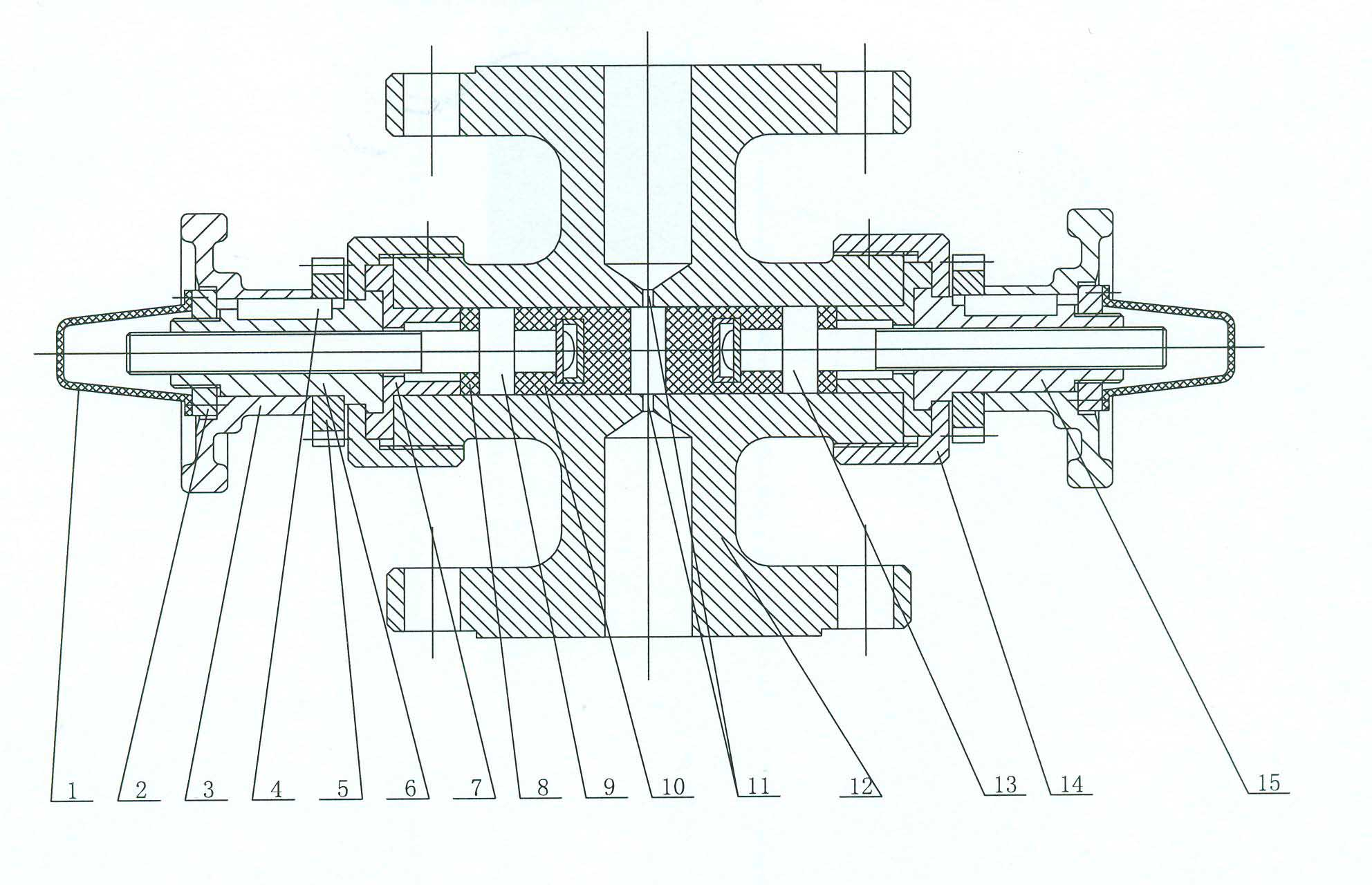 Bilateral sealing stop valve