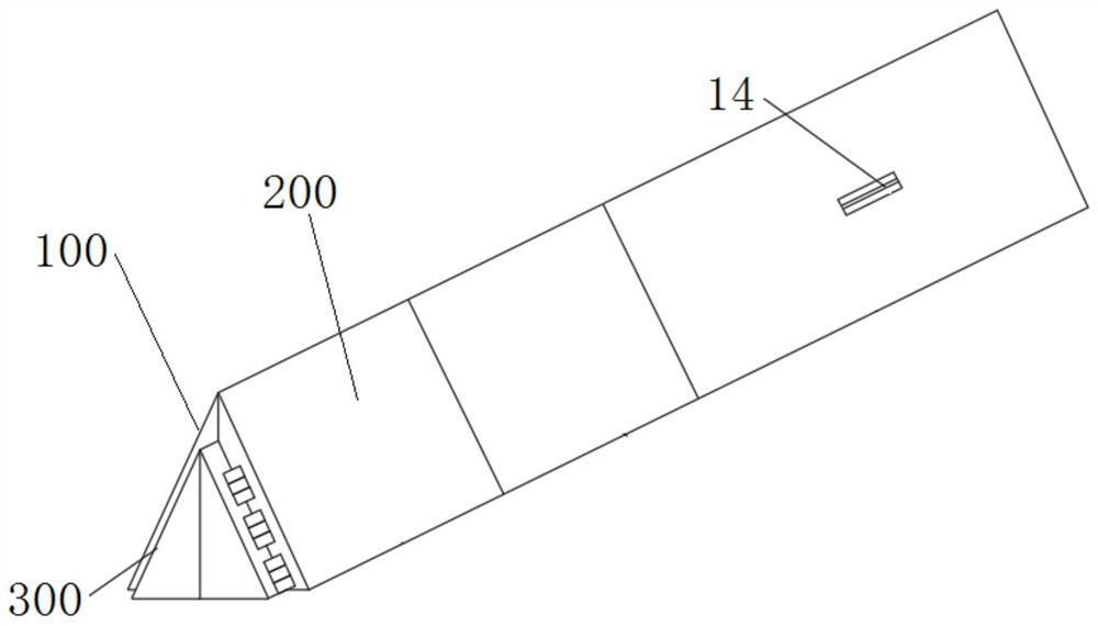 Quick folding type emergency roof