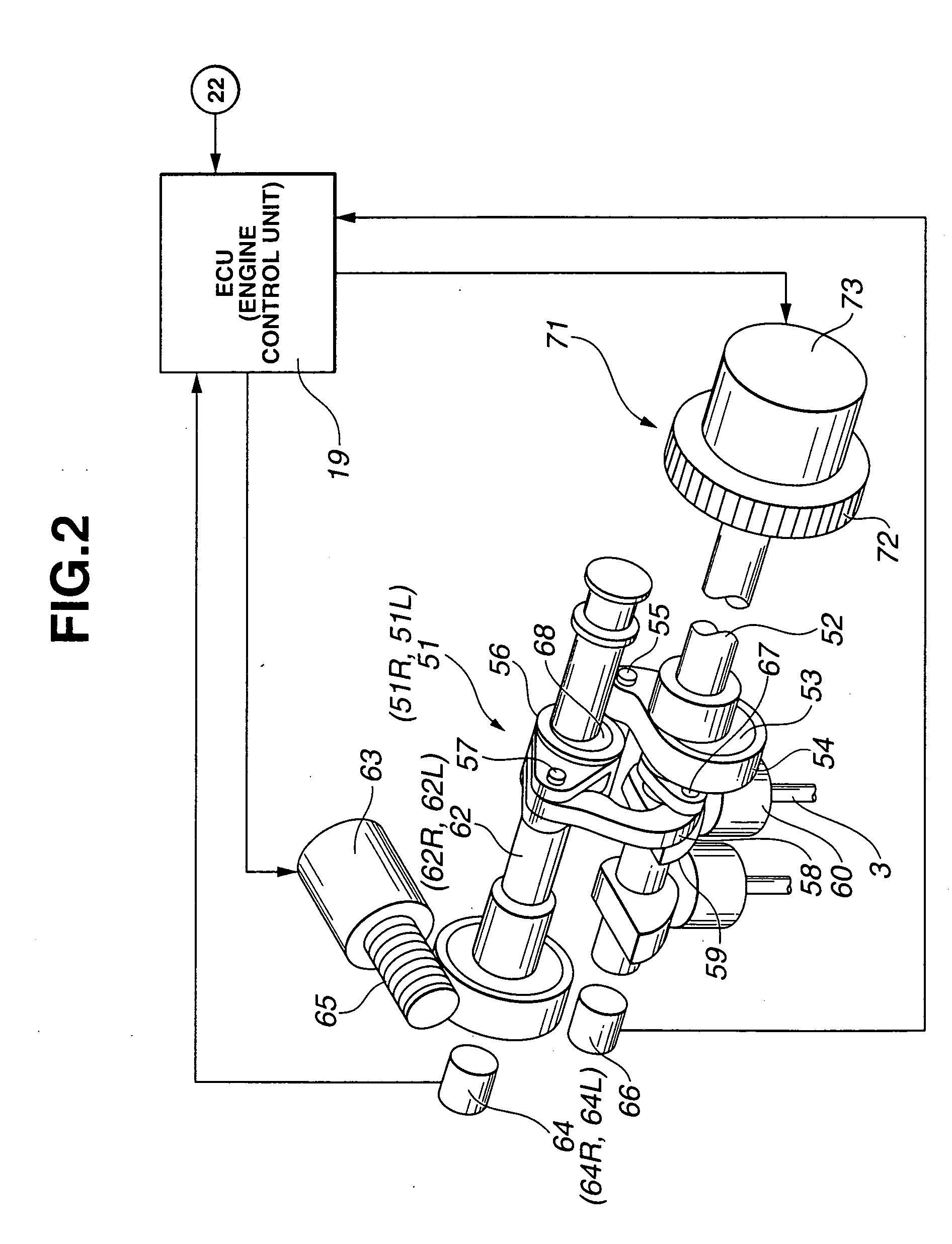 Variable valve control system and method for multi-cylinder internal combustion engine