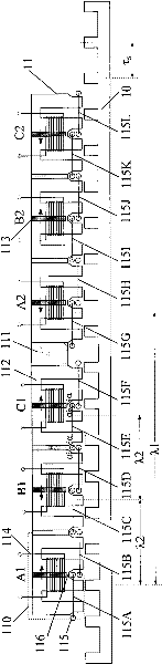 Complementary modular hybrid excited linear motor