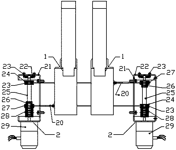 Automatic stop finger mechanism of bending machine