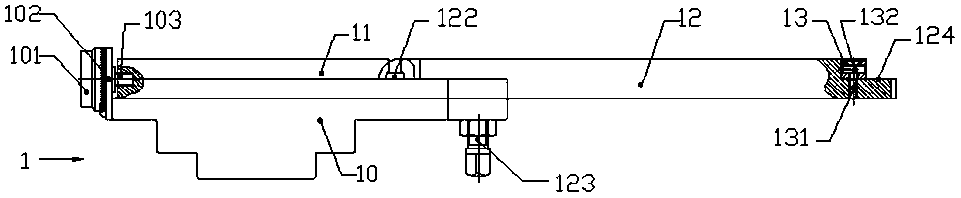 Automatic stop finger mechanism of bending machine