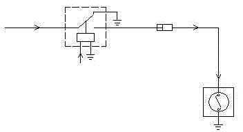 Ignition control circuit for booster of aircraft