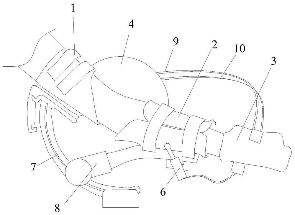 Joint surgery postoperative rehabilitation training device for sports medicine