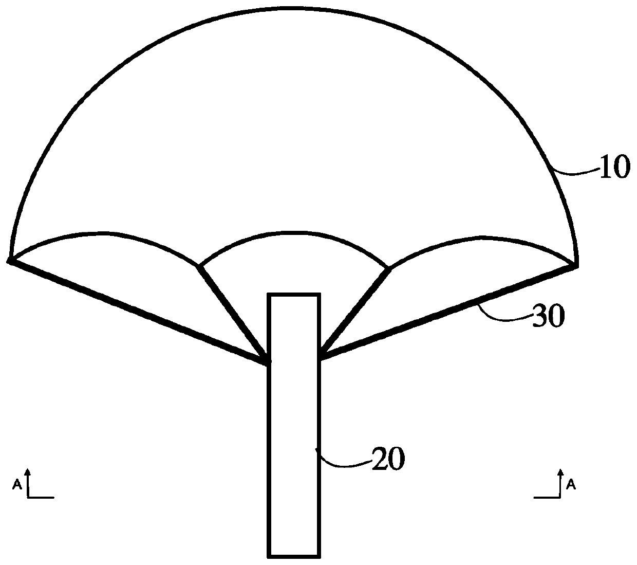 Drop-down detector and detection system