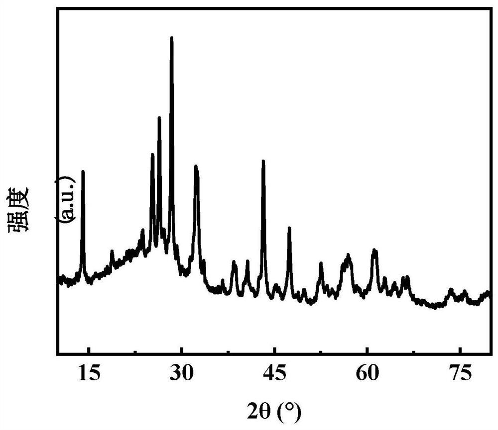 Co-Mo bimetallic nitride oxygen reduction catalyst as well as preparation method and application thereof