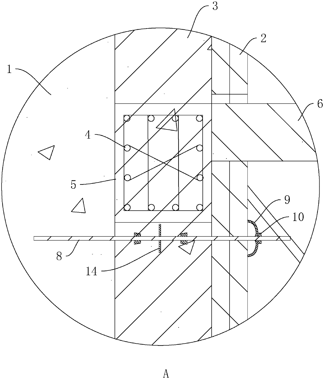 Basement exterior wall construction method and structure