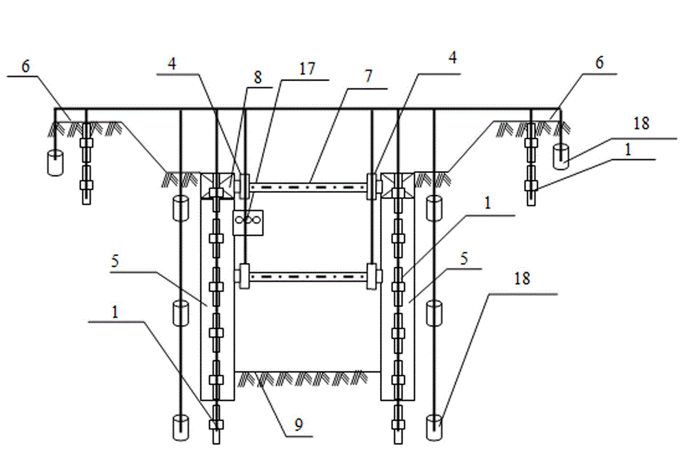 Remote intelligent monitoring and three-dimensional early warning method and system for stress stability of deep foundation pit