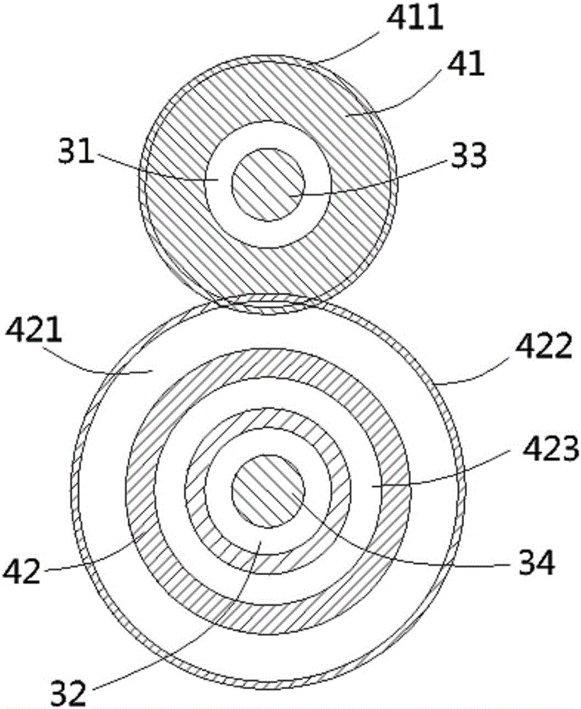 Guiding band with deviation correcting device, of cloth dryer